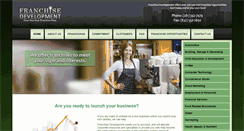 Desktop Screenshot of franchisedevelopment.com